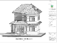 Revit 2019 Bản vẽ biệt thự Vườn 2 tầng mái Nhật 9x13m full kiến trúc